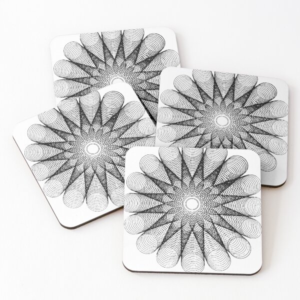 Item preview, WOODSTOCK AQUARIAN PATTERNS-3714-black designed and sold by Megatrip.