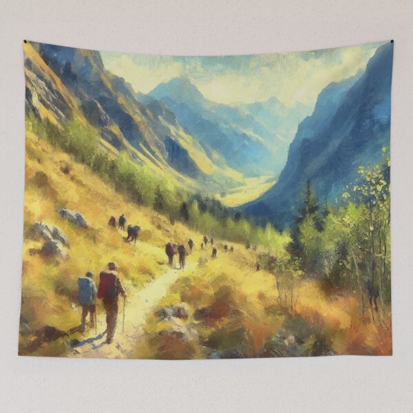 Item preview, Hiking Scene designed and sold by badguyduh.