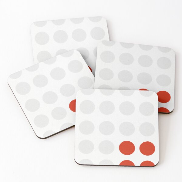 Item preview, MCM dot grid - red designed and sold by Berkley Studio.
