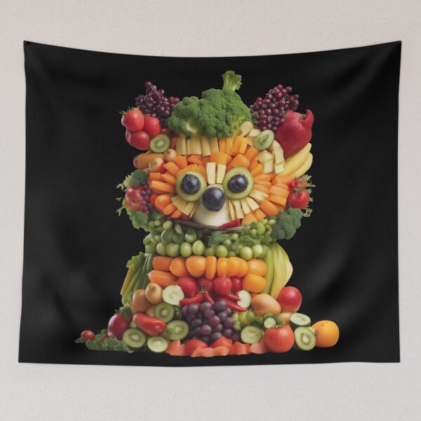 Item preview, Tasty portrait with a cheerful animal designed and sold by etnia.