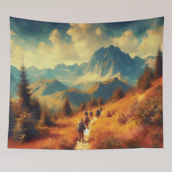 Item preview, Hiking Scene designed and sold by badguyduh.