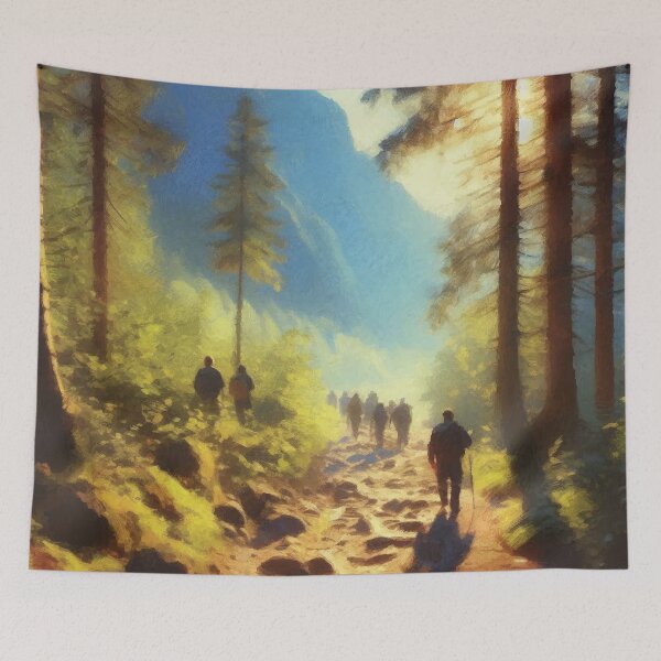 Item preview, Hiking Scene designed and sold by badguyduh.
