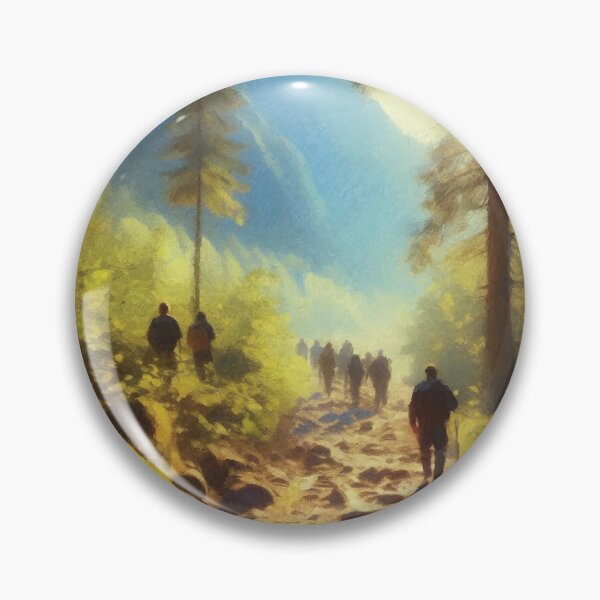 Item preview, Hiking Scene designed and sold by badguyduh.