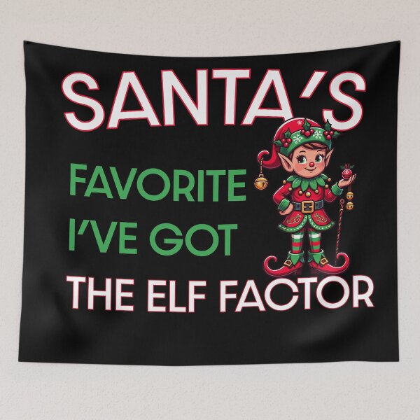 Item preview, Santa's Favorite: The Elf Factor - Festive Elf Illustration designed and sold by RyanBelandres.