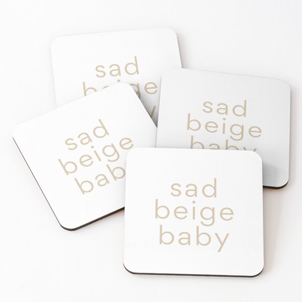 Item preview, bebé beige triste designed and sold by OKAYphotoshop.