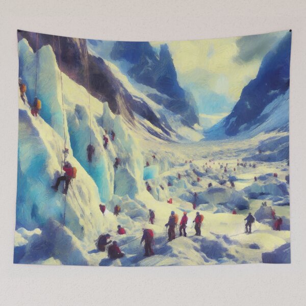 Item preview, Ice Climbing Scene designed and sold by badguyduh.