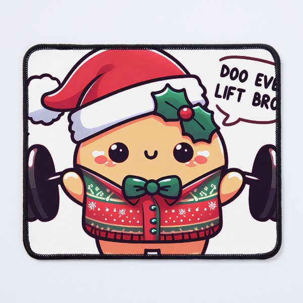 Item preview, christmas lifter with "do you even lift bro?" designed and sold by ArsiStrenght.