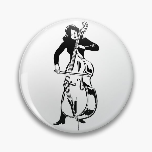 Item preview, Charming Cadence: Cutout Vintage Beauty of a Woman Cellist designed and sold by EmeraldMusic.