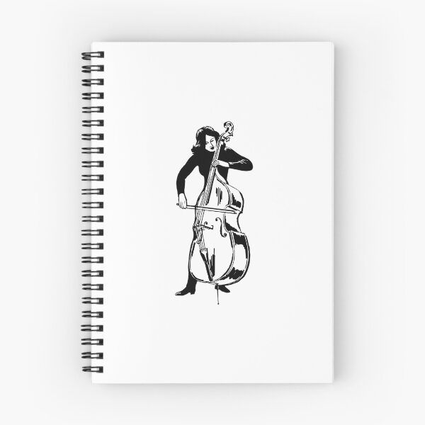 Item preview, Charming Cadence: Cutout Vintage Beauty of a Woman Cellist designed and sold by EmeraldMusic.