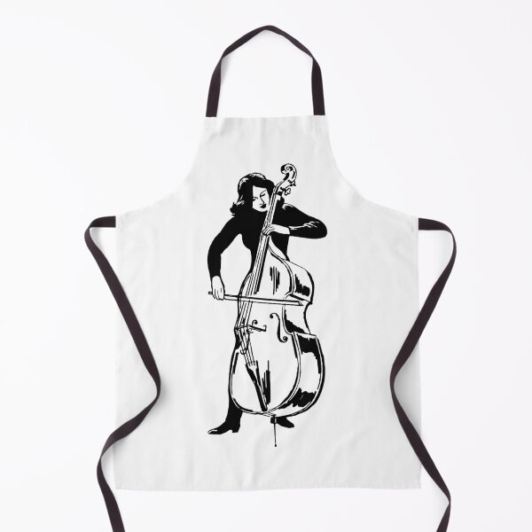 Item preview, Charming Cadence: Cutout Vintage Beauty of a Woman Cellist designed and sold by EmeraldMusic.