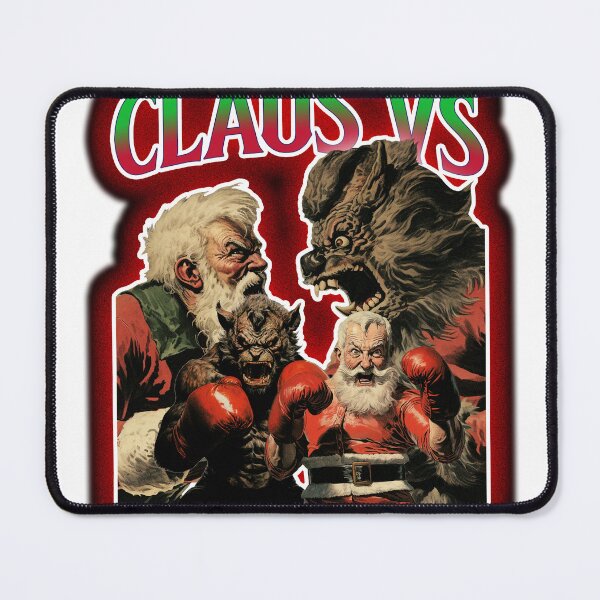 Item preview, CLAUS VS KRAMPUS - The Ultimate Battle Between Naught & Nice! designed and sold by HorrorEggs.