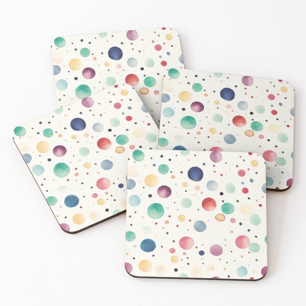 Item preview, Watercolor Polka Dots  designed and sold by ReverseBleach.