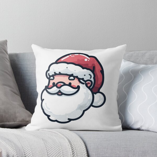 Item preview, Santa Claus face with hat designed and sold by AlejaJorgeShop.