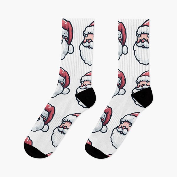Item preview, Santa Claus face with hat designed and sold by AlejaJorgeShop.