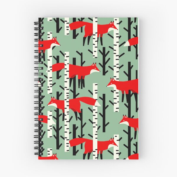 Item preview, A cute wood fox in a birch forest designed and sold by lifepnp.