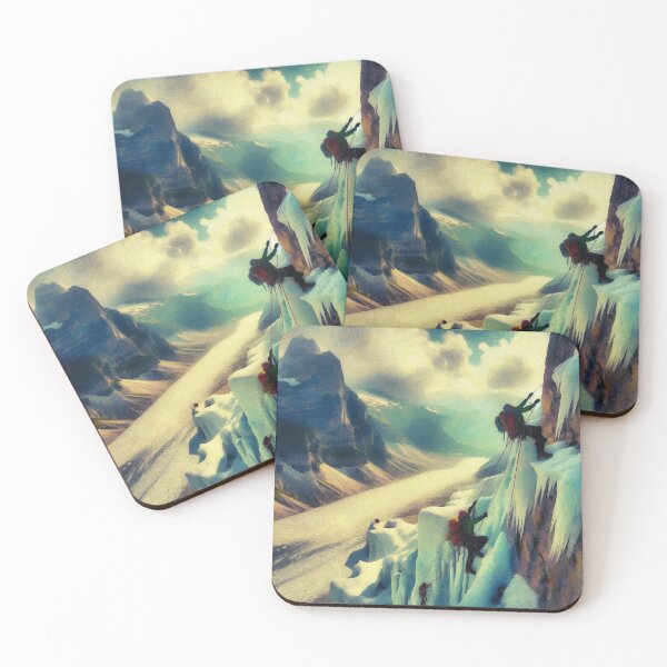 Item preview, Ice Climbing Scene designed and sold by badguyduh.
