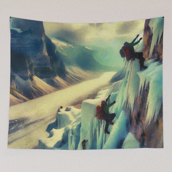 Item preview, Ice Climbing Scene designed and sold by badguyduh.