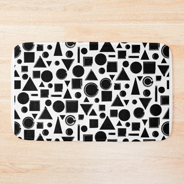Item preview, Grunge Geometric design - Black and White abstract art designed and sold by VIBEARTZDESIGN.