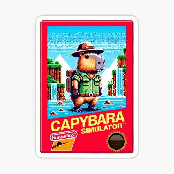 Capybara Simulator Sticker