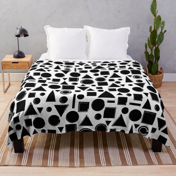 Item preview, Grunge Geometric design - Black and White abstract art designed and sold by VIBEARTZDESIGN.