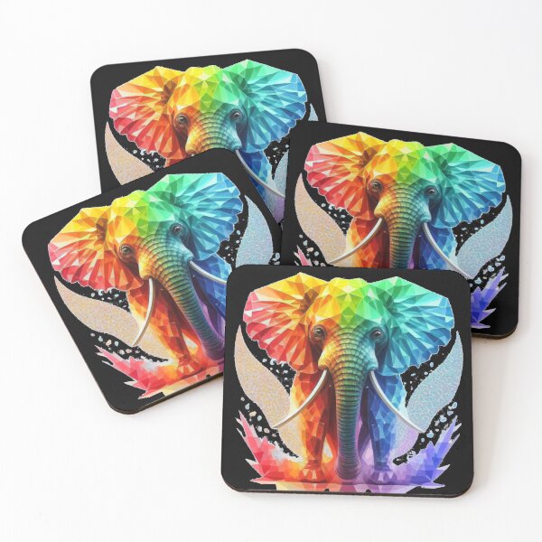 Item preview, Rainbow Crystal Elephant designed and sold by PixelRealm.