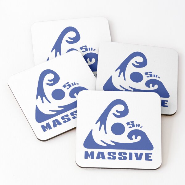 Artikelvorschau, 5Hz MASSIV. 5 HERTZ SURF-LOGO. BLAU. entworfen und verkauft von 5hertz.