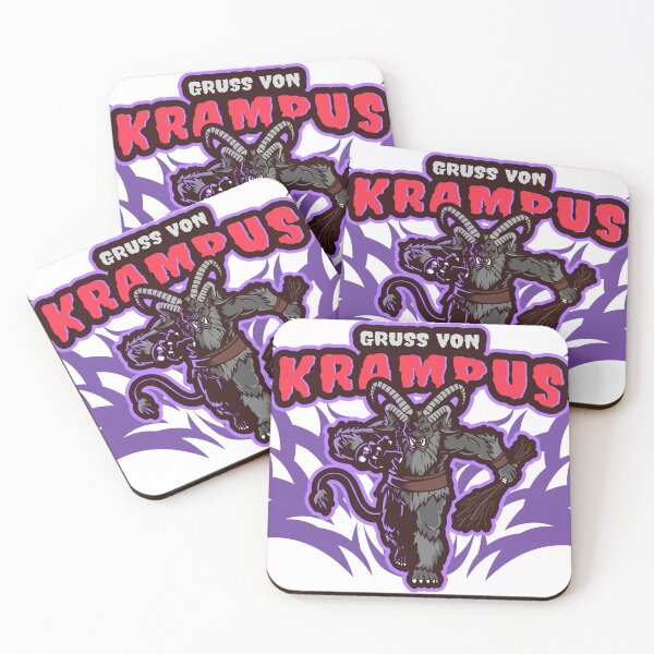 Item preview, Gruss Von Krampus - Krampus Christmas Shirt designed and sold by HorrorEggs.