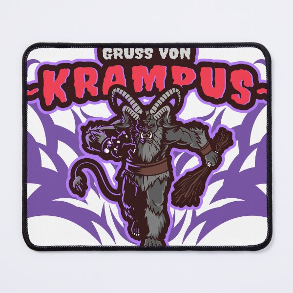 Item preview, Gruss Von Krampus - Krampus Christmas Shirt designed and sold by HorrorEggs.