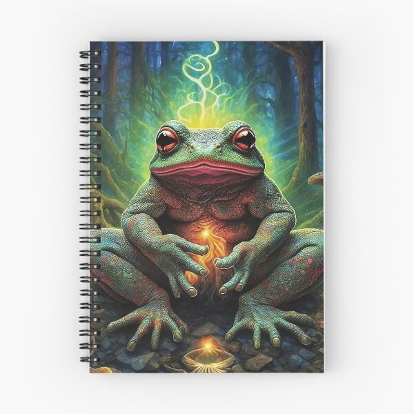 Item preview, Bufo Bliss: Toad's Psychedelic Forest Journey designed and sold by ZION-E-Store.