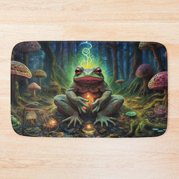 Item preview, Bufo Bliss: Toad's Psychedelic Forest Journey designed and sold by ZION-E-Store.