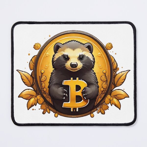 Artikelvorschau, Bitcoin Honey Badger entworfen und verkauft von TheBitcoinStore.