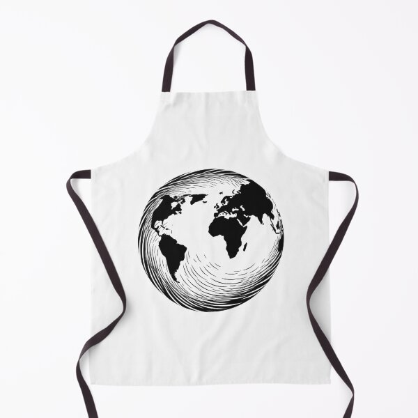 Item preview, black planet earth designed and sold by Gilpro Designs.