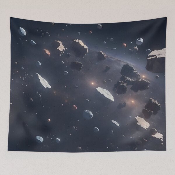 Item preview, Floating Debris - Space Themed Abstract Art designed and sold by Jollys-ArtShop.
