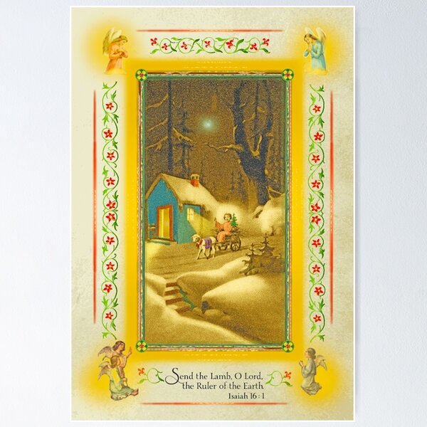 Item preview, Christmas Card: Send the Lamb designed and sold by JamesKentRidley.