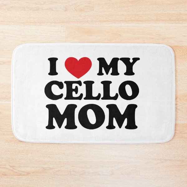 Item preview, I love my cello mom - cellist gift designed and sold by EmeraldMusic.