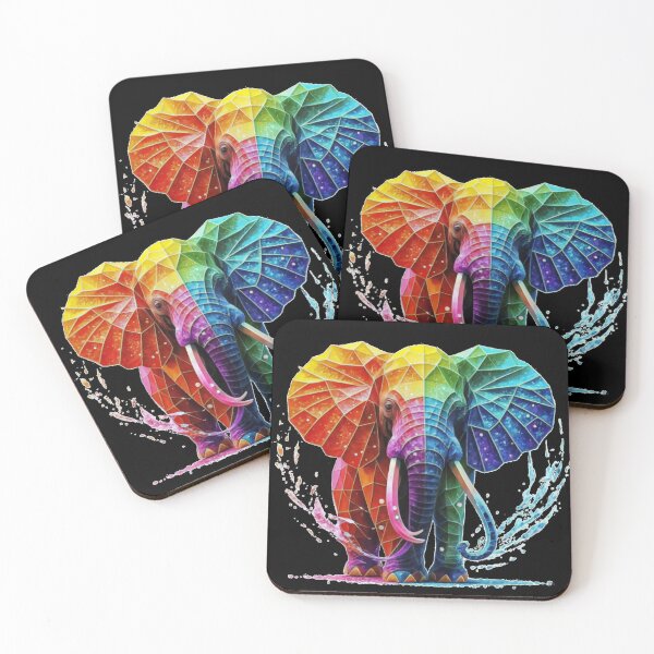 Item preview, Rainbow Crystal Elephant designed and sold by PixelRealm.