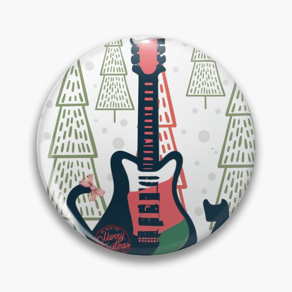 Item preview, Vintage Guitar Shaped like a Cat - Festive Christmas Rock designed and sold by Charm-Creations.