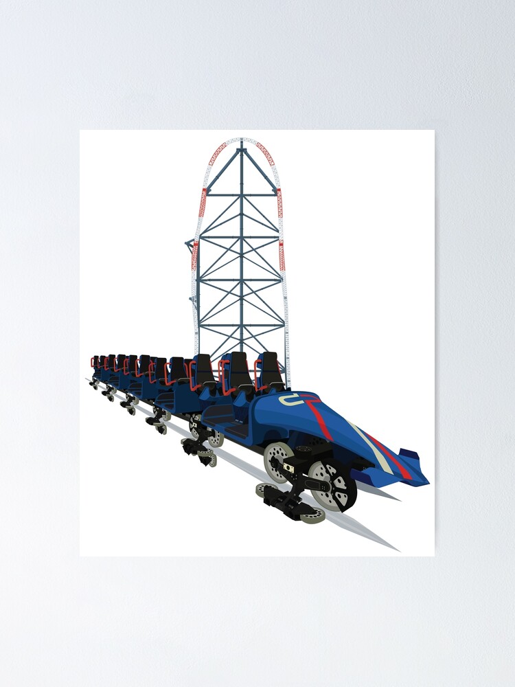 "Top Thrill 2 Zamperla Intamin Coaster Design" Poster for Sale by ...