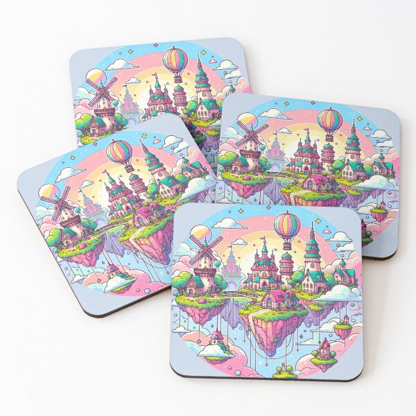 Item preview, Floating Fantasy Islands designed and sold by Variety Vault.