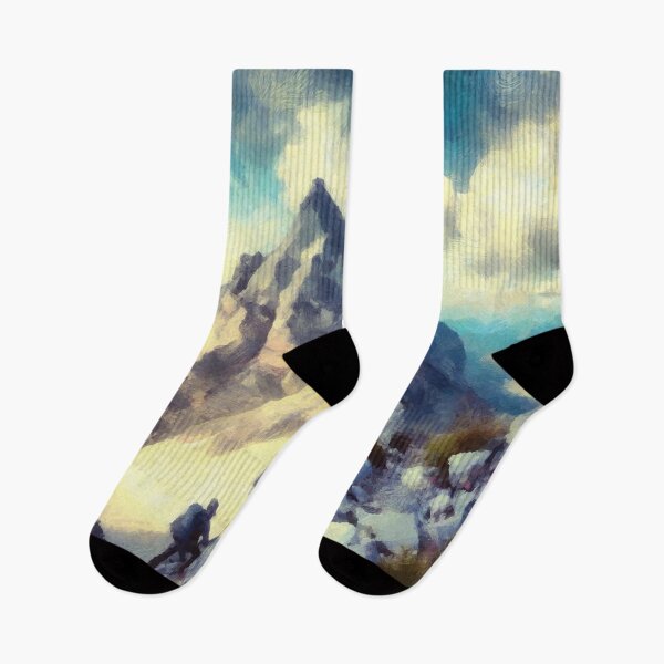 Item preview, Mountain Climbing Scene designed and sold by badguyduh.