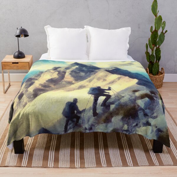 Item preview, Mountain Climbing Scene designed and sold by badguyduh.