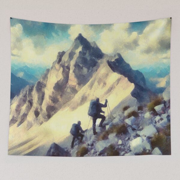 Item preview, Mountain Climbing Scene designed and sold by badguyduh.