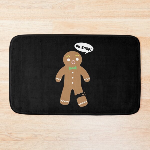 Item preview, Cute Gingerbread Oh Snap Funny Kawaii Christmas designed and sold by PUFFYP.