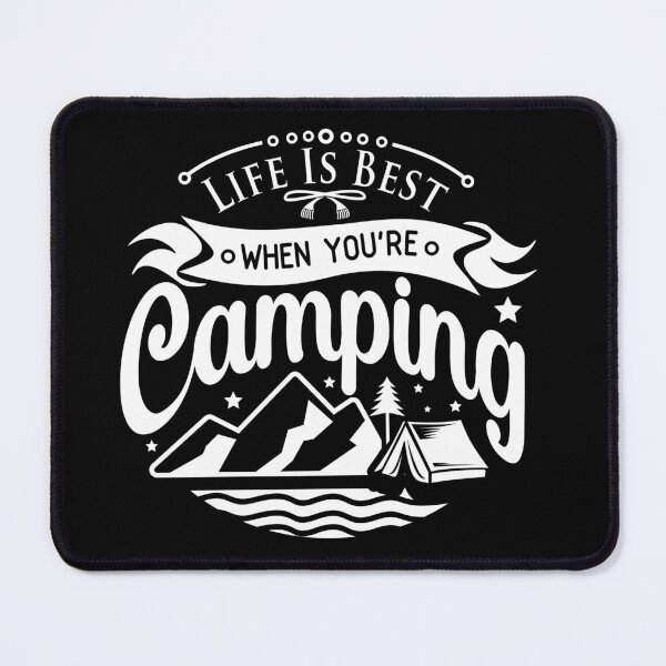 Item preview, LIFE IS BEST WHEN YOU'RE CAMPING designed and sold by Moroccan lions Outfitters ⭐️⭐️⭐️⭐️⭐️.