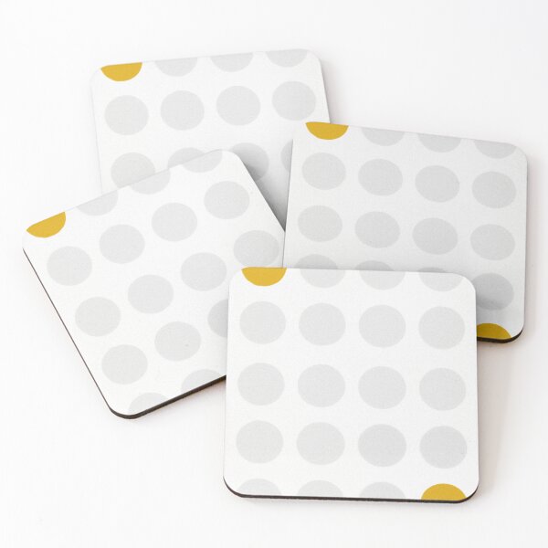 Item preview,  dot grid - yellow corners designed and sold by Berkley Studio.