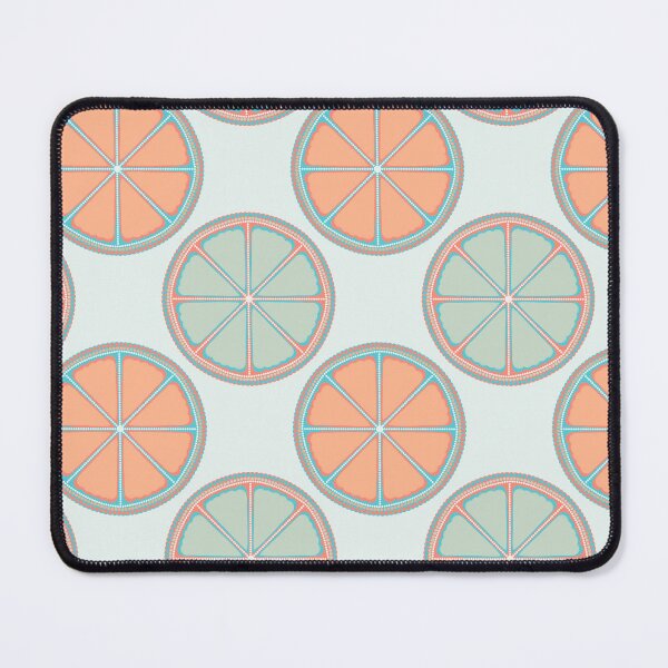 Item preview, Retro Citrus Sunset on Sea Polka Dot Mandala  designed and sold by Triplicate Limited.