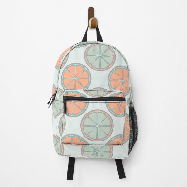 Item preview, Retro Citrus Sunset on Sea Polka Dot Mandala designed and sold by Triplicate Limited.