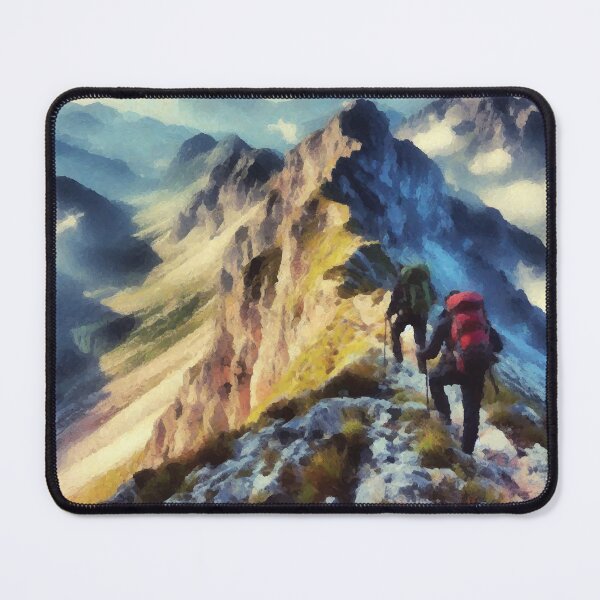 Item preview, Mountain Climbing Scene designed and sold by badguyduh.