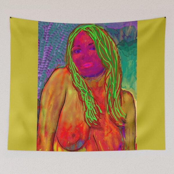 Item preview, Erotic art, digital painting of female nude designed and sold by pulchritude560.