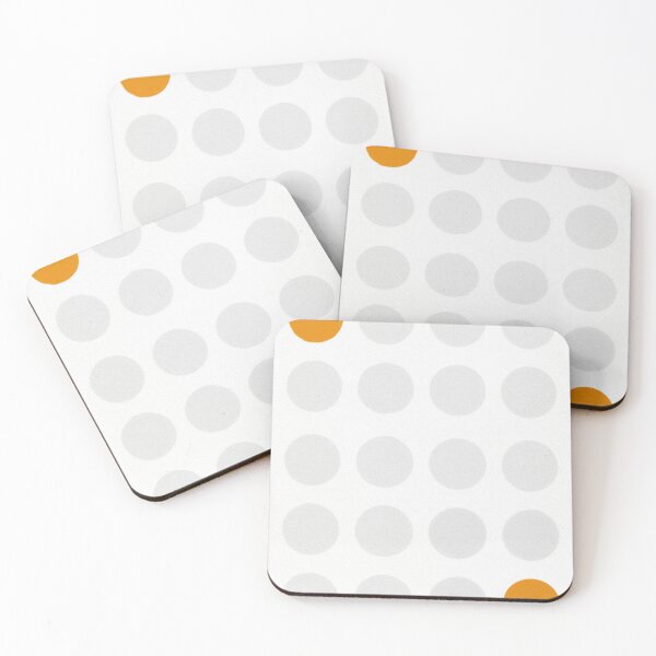 Item preview,  dot grid - orange corners designed and sold by Berkley Studio.